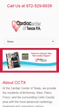 Mobile Screenshot of cardiaccenteroftexas.com